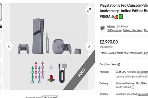 PS5 Pro 30th Anniversary Edition Sold for Thousands by Profiteering Gamers