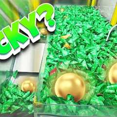 Will we Find a Lucky Green Ticket from this Claw Machine!