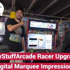 Buy Stuff Arcade Store Canada Sit-Down Racing Arcade Cabinet Digital Marquee Upgrade - Game Changer!