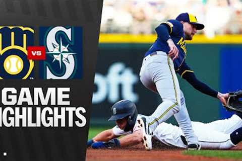 Brewers vs. Mariners Game Highlights (7/21/25) | MLB Highlights